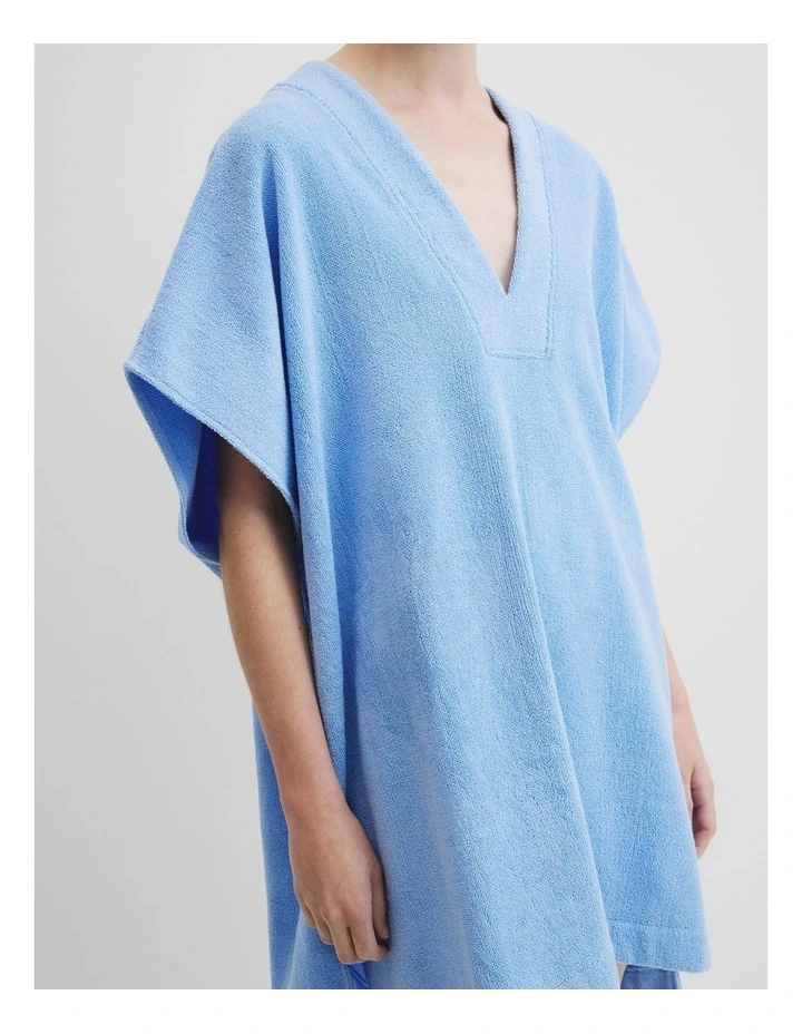 Australian Cotton Terry Kaftan in Cloud image 2
