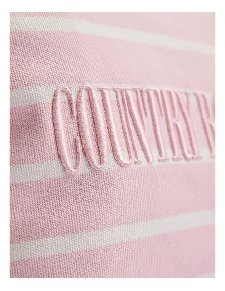 Australian Cotton Embroidered Heritage Tri Cosmetic Case in Dawn Pink image 2