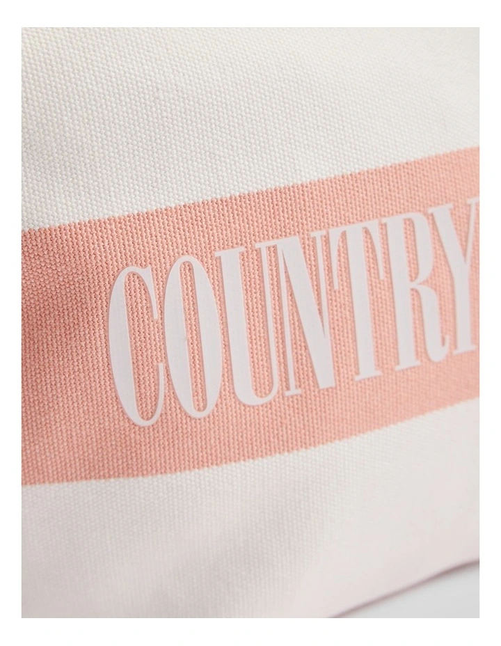 Australian Cotton Embroidered Heritage Tri Cosmetic Case in Peach Pink image 3