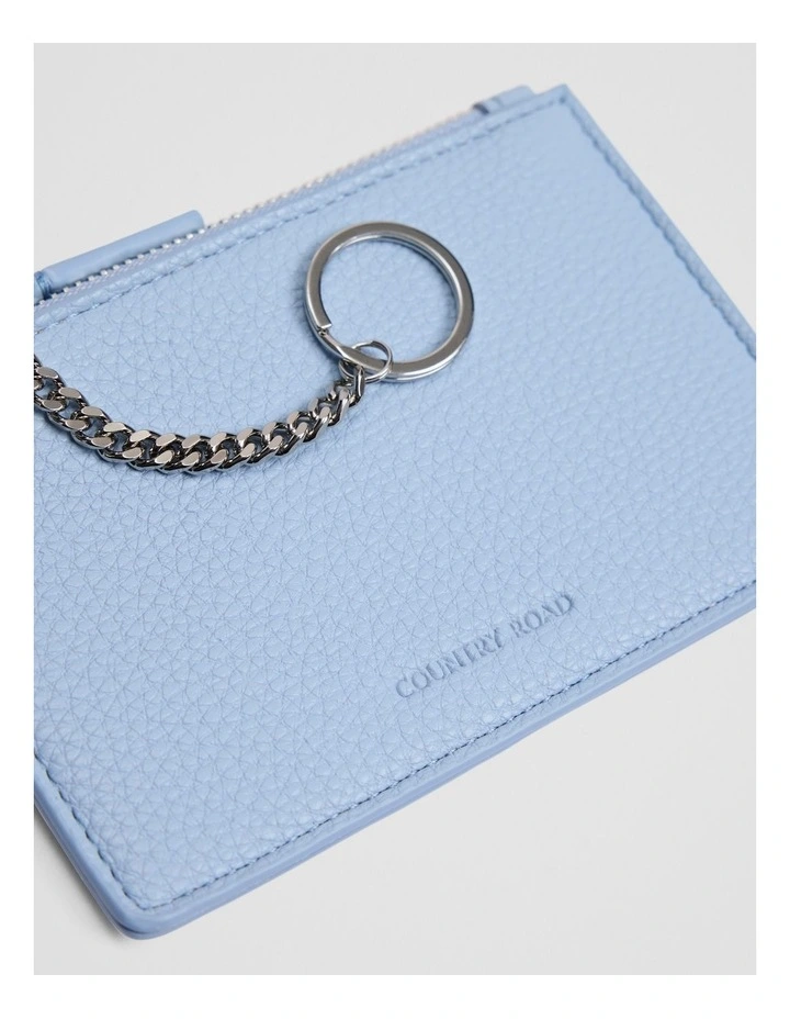 Coin Purse Keyring in Cloud image 2