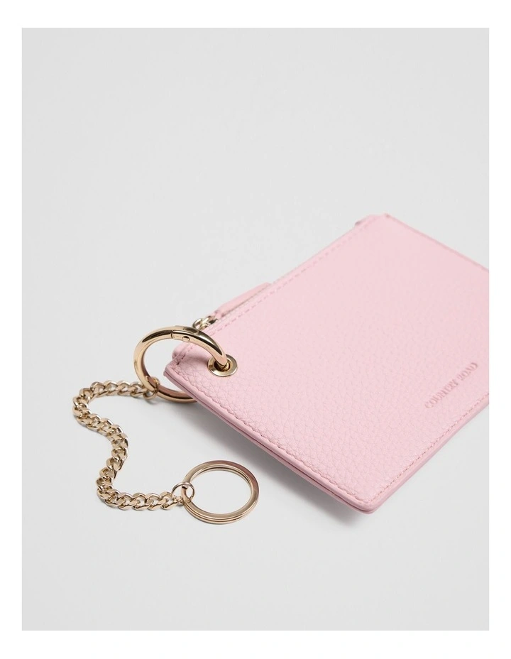 Coin Purse Keyring in Dawn Pink image 2