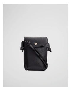 Claudia Phone Pouch in Black
