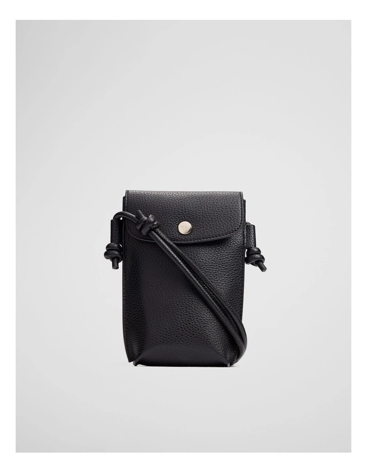 Claudia Phone Pouch in Black image 1