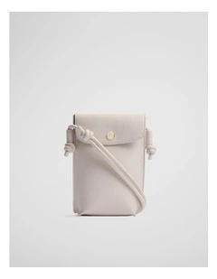 Claudia Phone Pouch in Crema