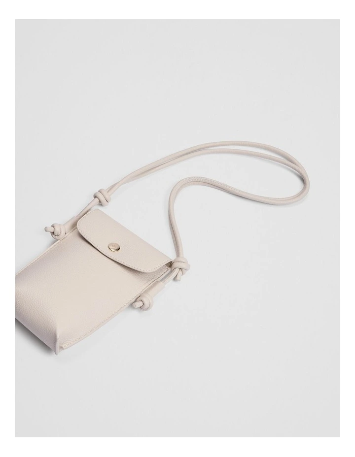 Claudia Phone Pouch in Crema image 3