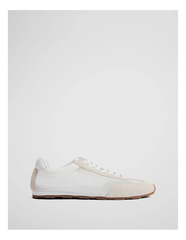 Darcy Mesh Sneaker in Beige image 1