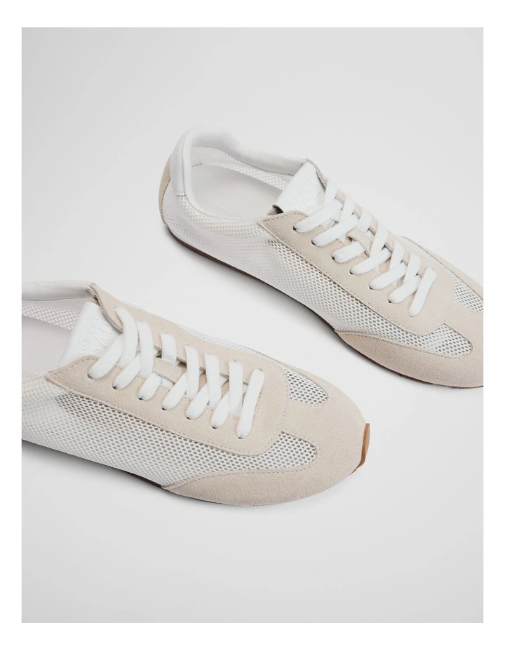 Darcy Mesh Sneaker in Beige image 3