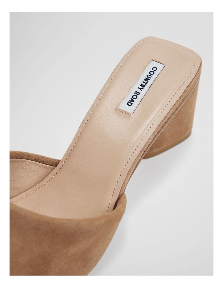 Abbie Heel in Camel image 4