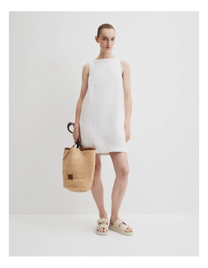 Leather Keeper Sandal in Oat Milk image 2