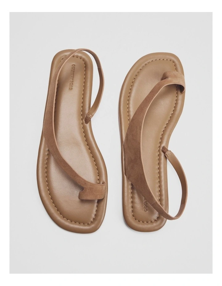 Hailey Sandal in Camel image 3
