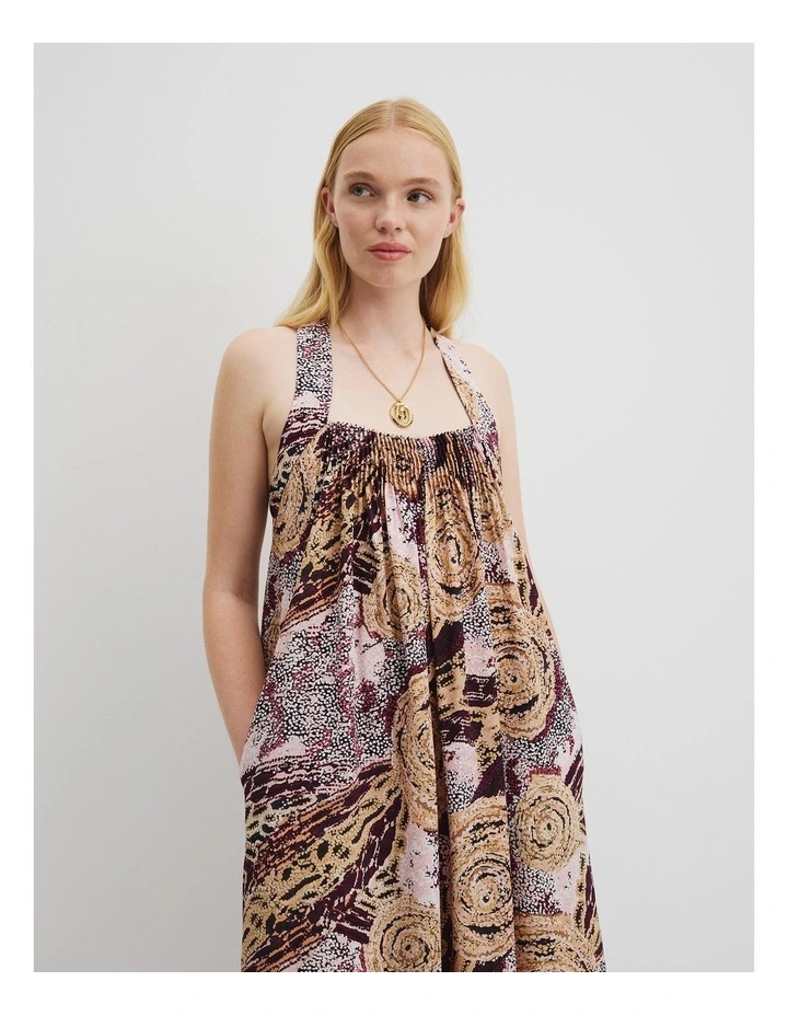 Ngali Print Maxi Dress in Memory & Movement image 3
