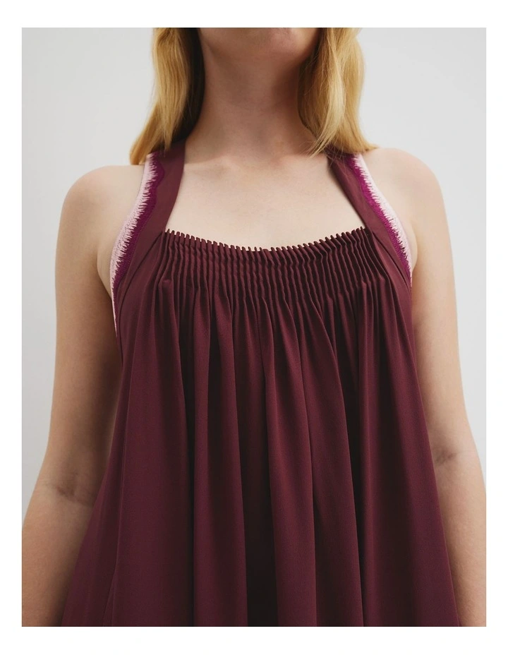Country Road X Ngali Maxi Dress in Burgundy image 3
