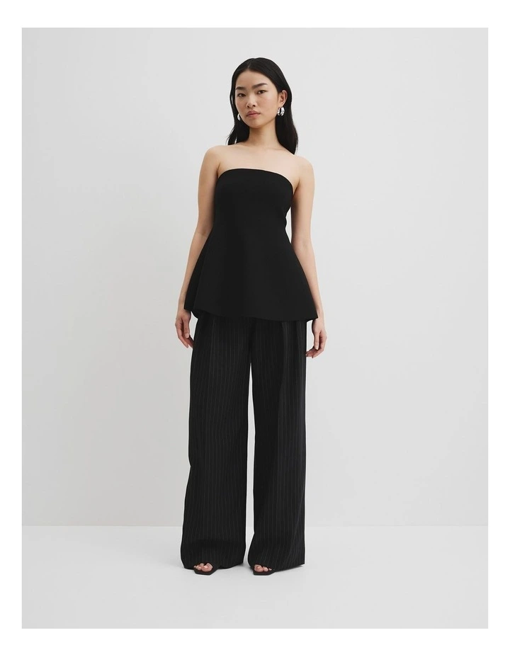 Compact Bandeau Knit in Black image 4