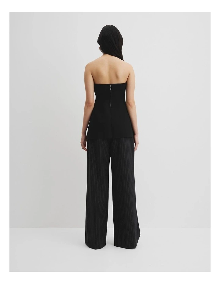 Compact Bandeau Knit in Black image 5