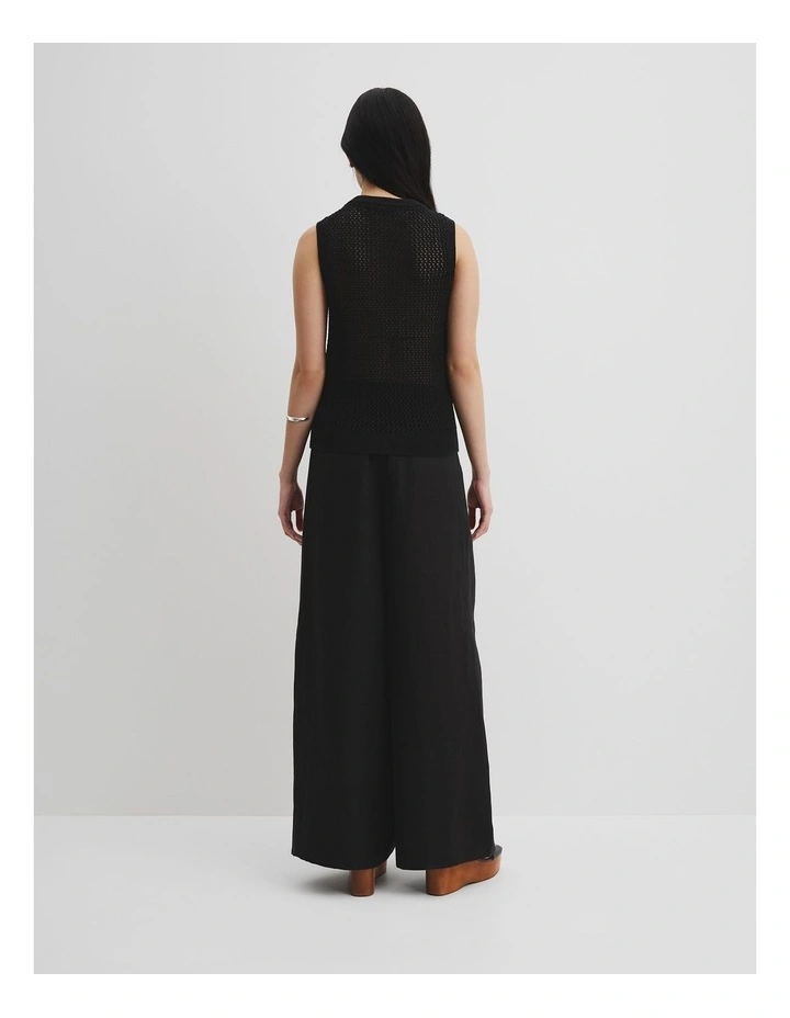 Applique Knit Tk in Black image 4