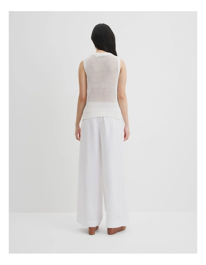 Applique Knit Tk in Antique White image 4
