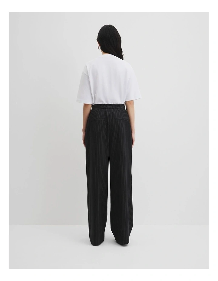 Pinstripe Pant in Black Stripe image 4