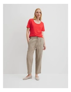 Panelled Pant in Sand