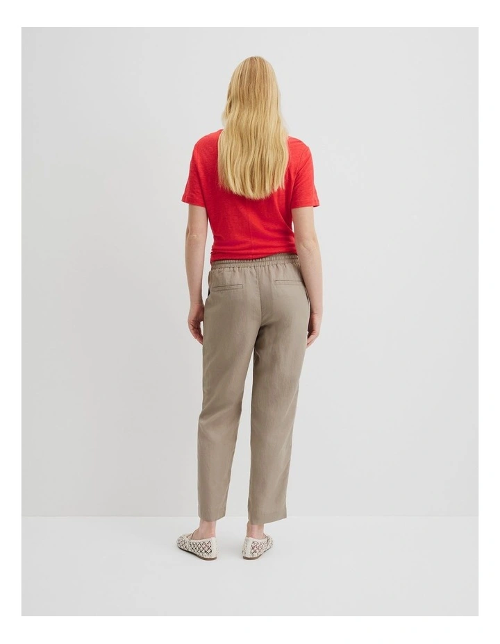 Panelled Pant in Sand image 4
