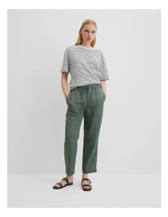 Panelled Pant in Pine