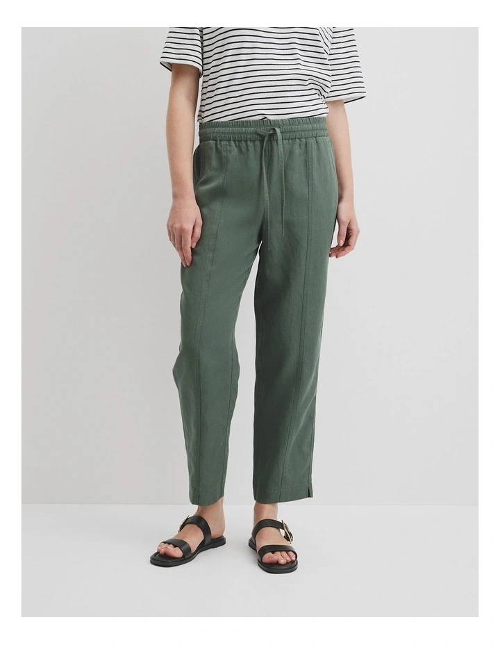 Panelled Pant in Pine image 2