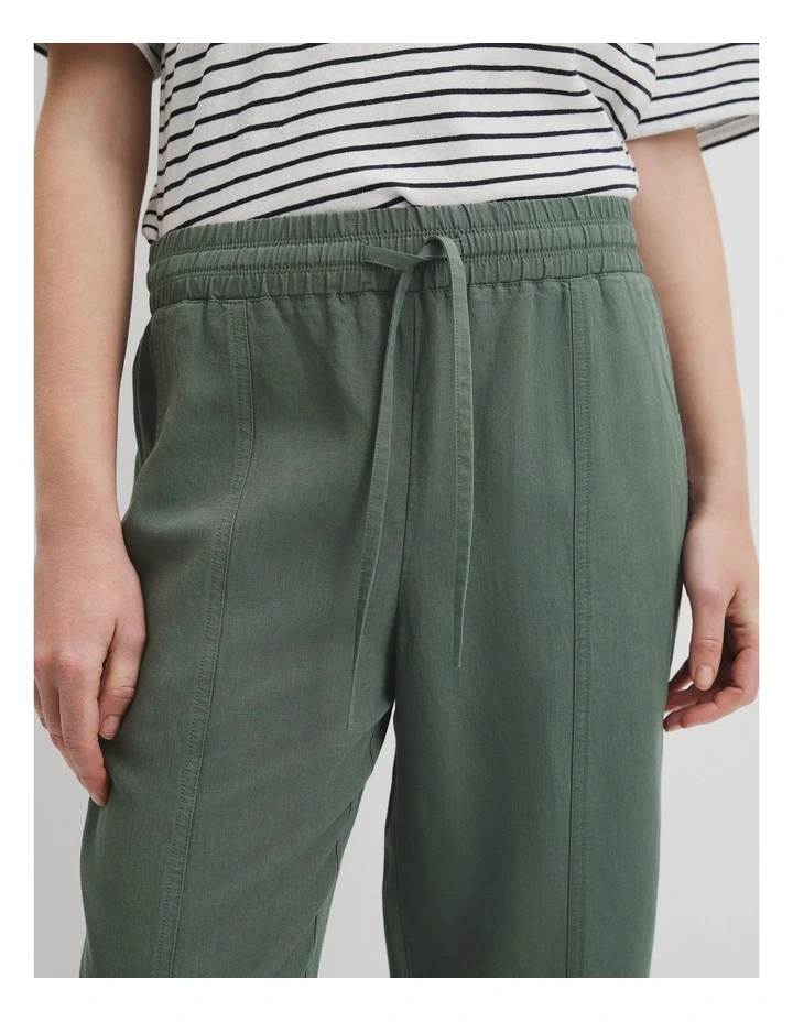 Panelled Pant in Pine image 3