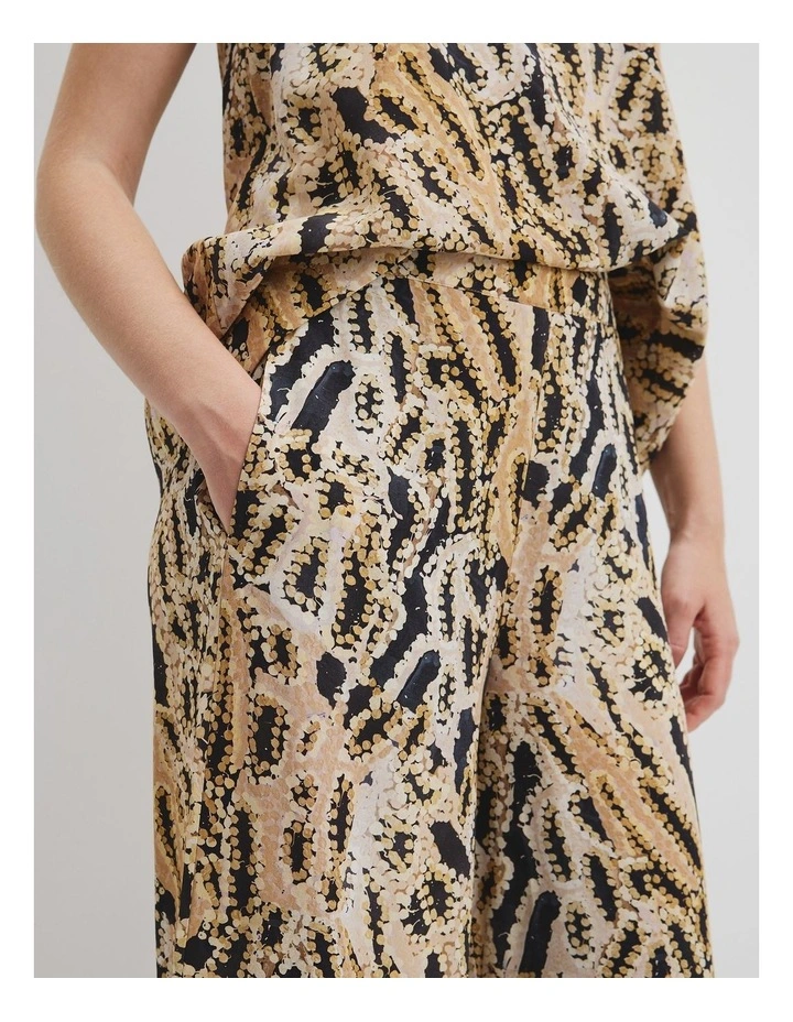 Country Road X Ngali Silk Print Pant in After The Rains image 2