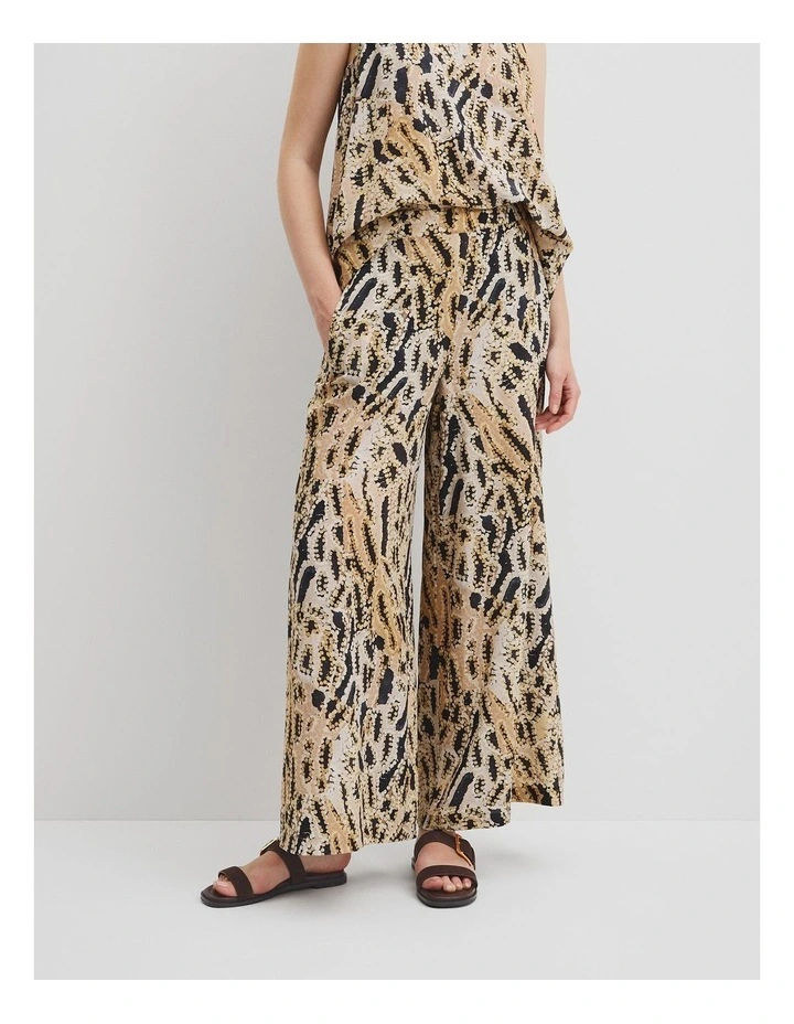 Country Road X Ngali Silk Print Pant in After The Rains image 3