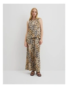 Country Road X Ngali Silk Print Tank in After The Rains