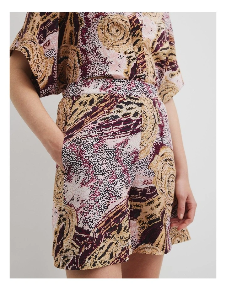 Country Road X Ngali Silk Print Short in Memory & Movement image 3