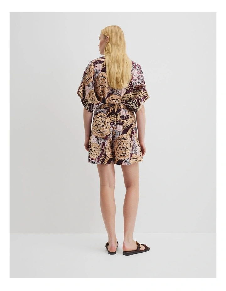 Country Road X Ngali Silk Print Short in Memory & Movement image 4