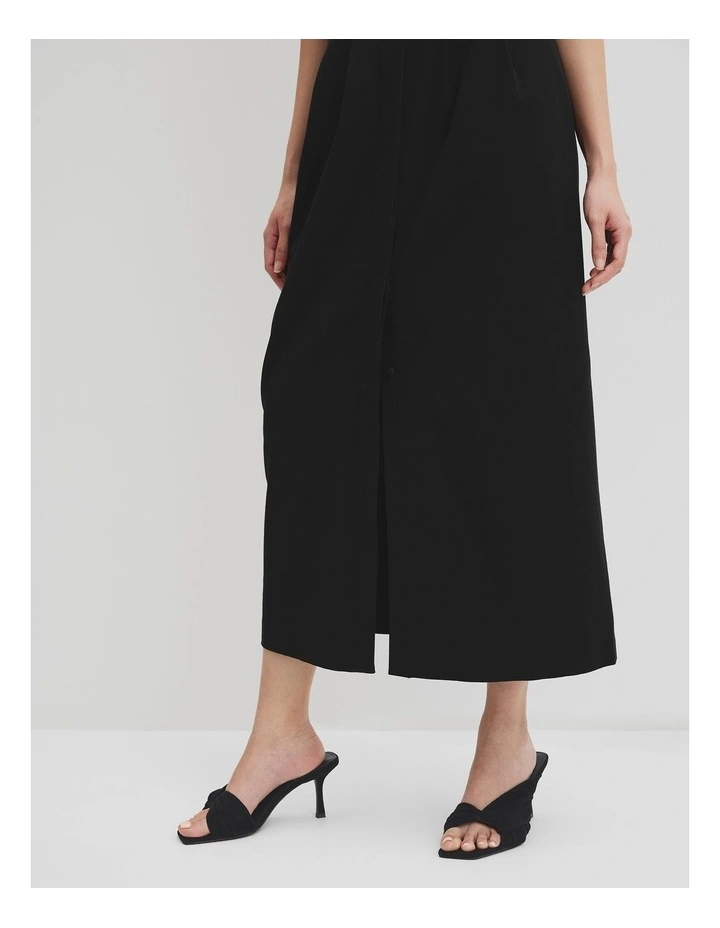 Tulip Drill Skirt in Black image 4