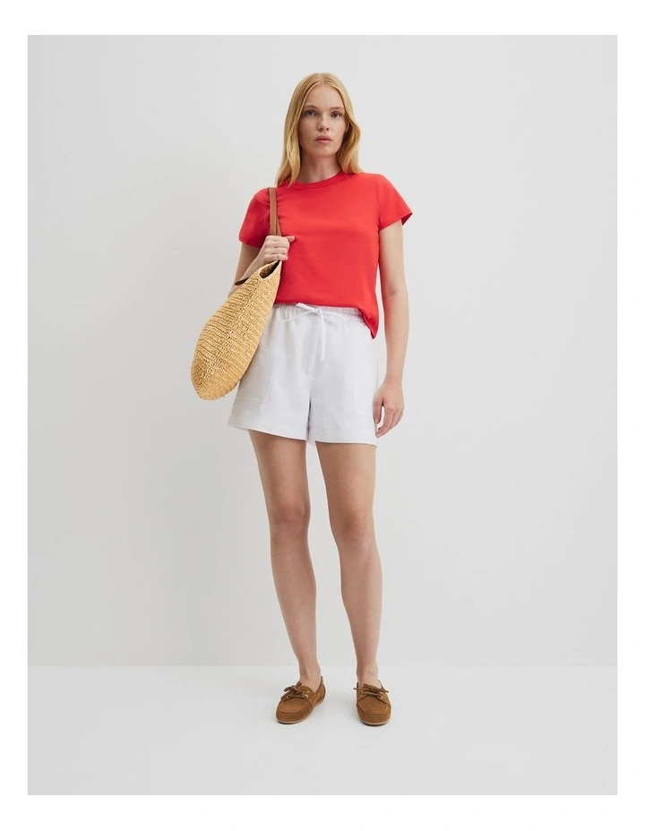 Australian Cotton Baby T-shirt in Vivid Red image 1