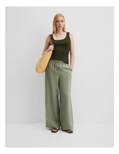 Scoop Rib Tank in Deep Olive