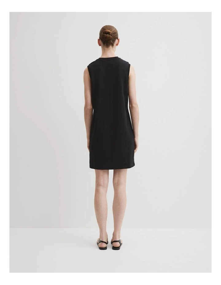 Australian Cotton Cr Tank Dress in Black image 4