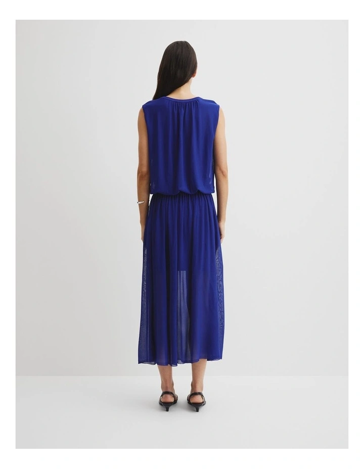 Gauze Knit Top in Ultra Blue image 4