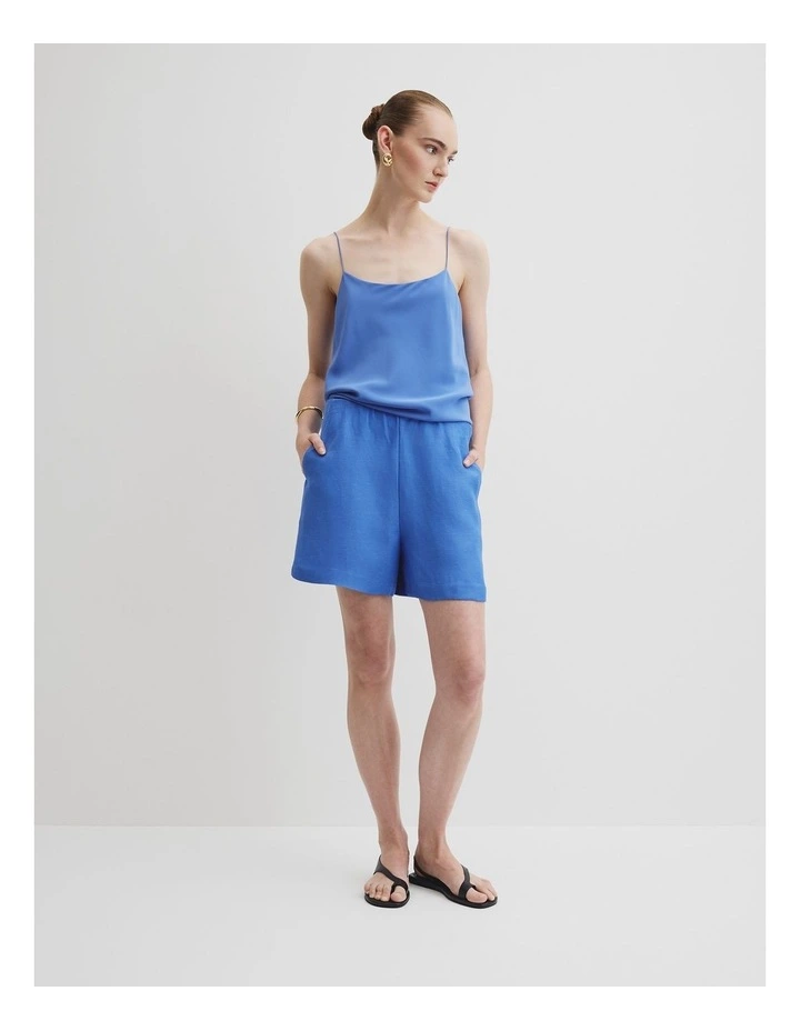 Silk Cami in Riviera Blue image 3