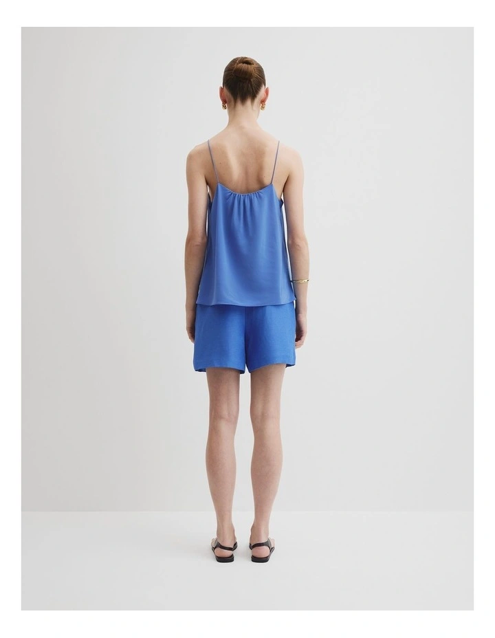 Silk Cami in Riviera Blue image 4