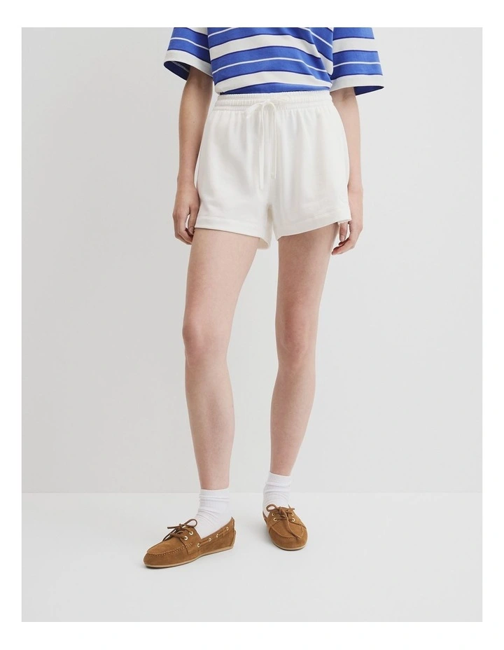 Cr Short in Ecru image 2