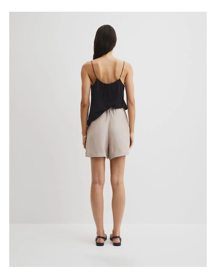 Gathered Short in Tapioca image 4