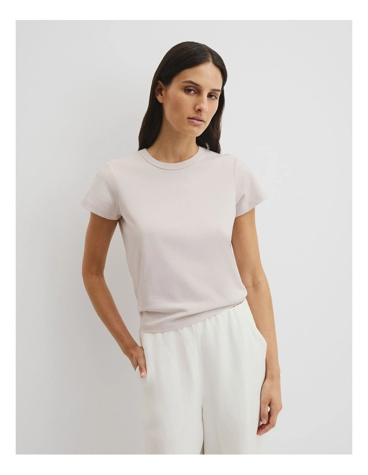 Australian Cotton Baby T-shirt in Crema image 1