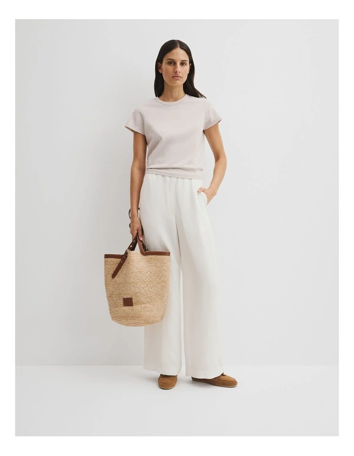 Australian Cotton Baby T-shirt in Crema image 2