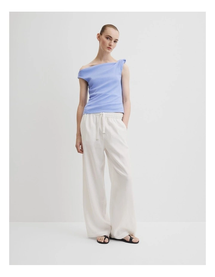 Twist Shoulder Top in Cornflower image 1