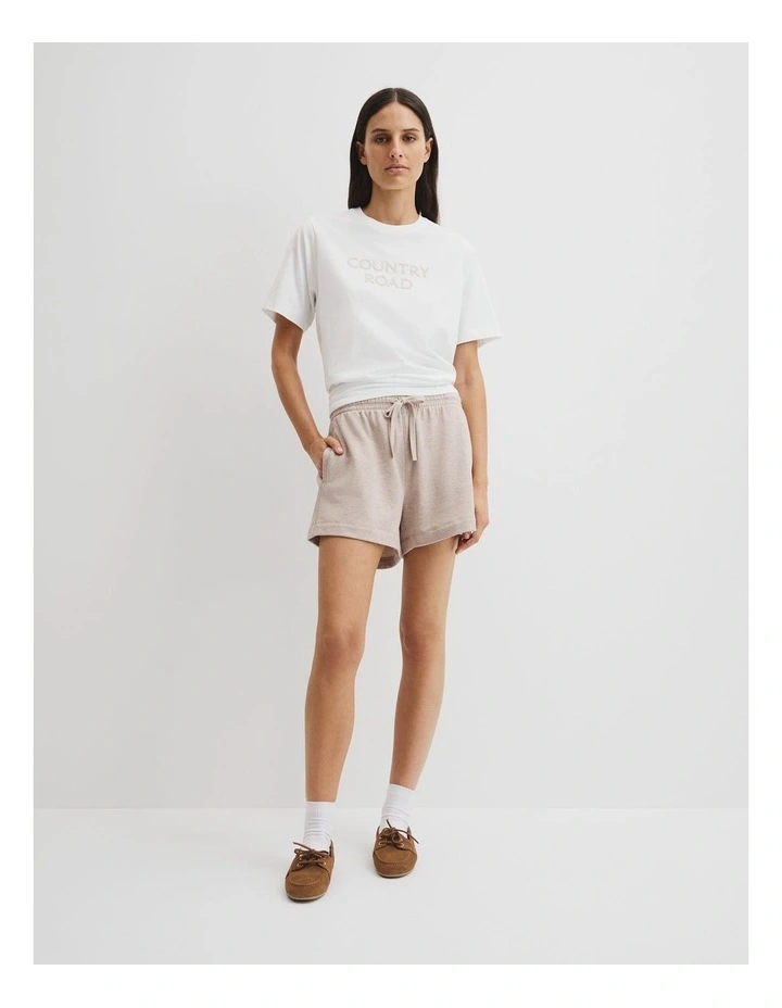 Australian Cotton Cr T-shirt in White image 3