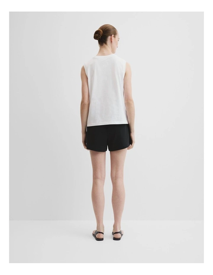 Australian Cotton Cr Tank in White image 4