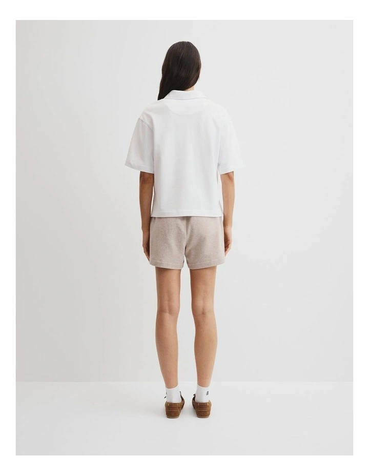 Australian Cotton Cr Rugby Top in White image 4