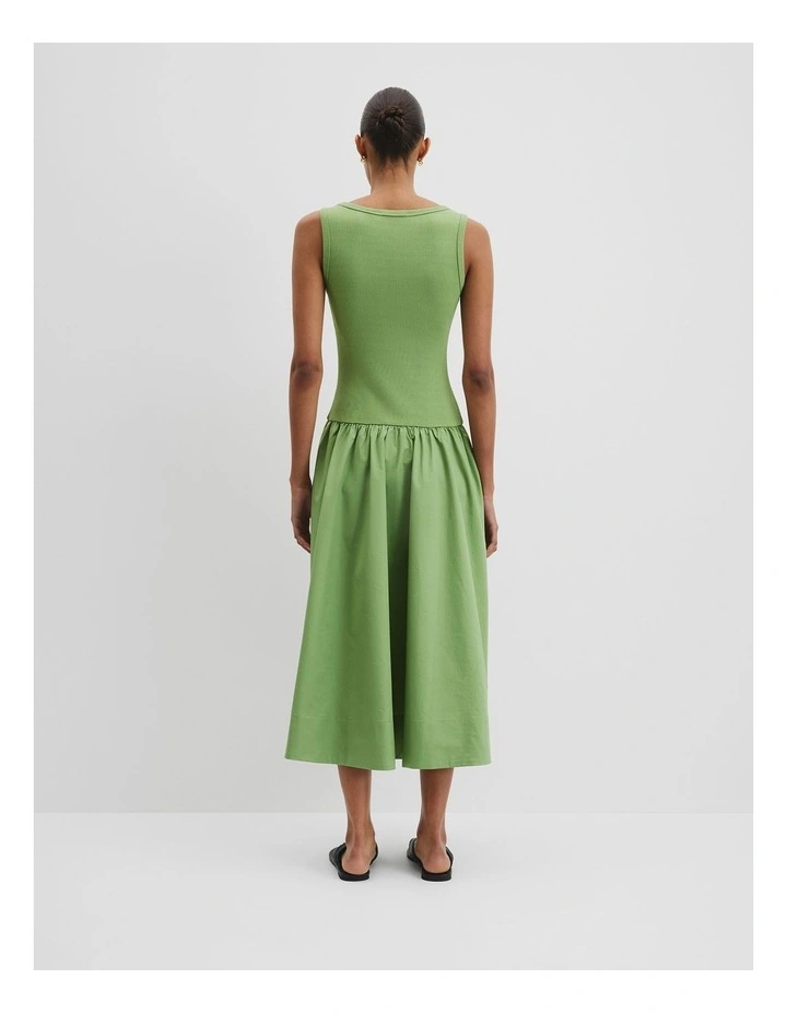 Spliced Tank Dress in Kiwi image 4