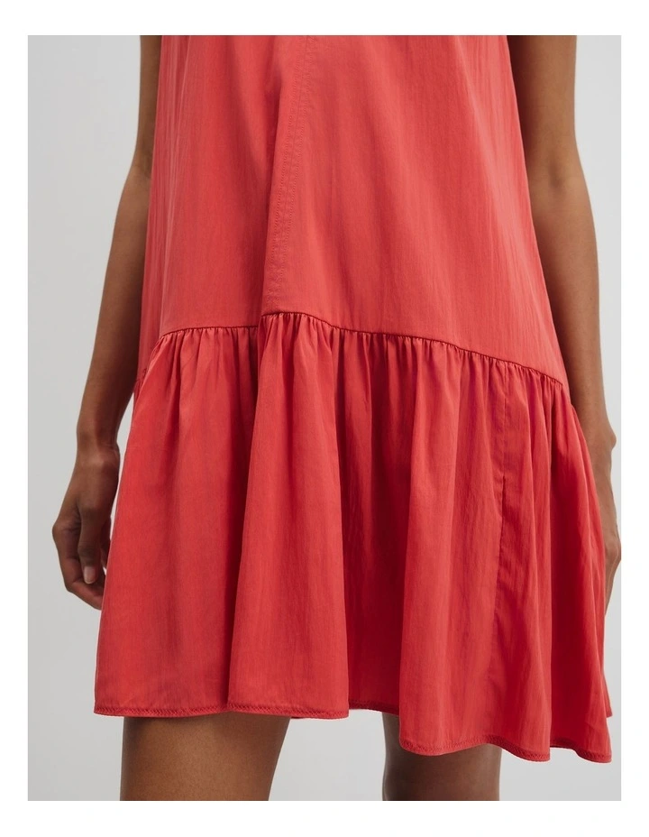 Trapeze Mini Dress in Cayenne image 2