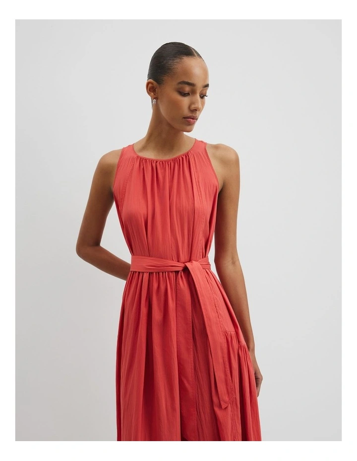 Trapeze Maxi Dress in Cayenne image 2