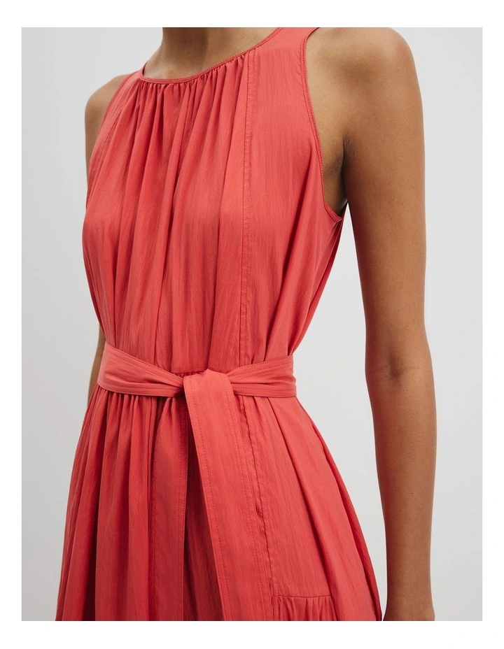 Trapeze Maxi Dress in Cayenne image 3